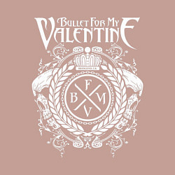 Свитшот хлопковый мужской Bullet For My Valentine, цвет: пыльно-розовый — фото 2