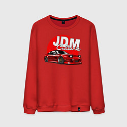 Свитшот хлопковый мужской JDM Culture, цвет: красный