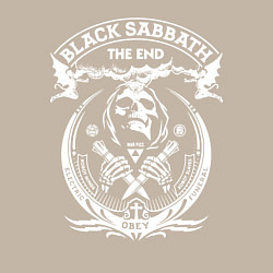 Свитшот хлопковый мужской Black Sabbath: The End, цвет: миндальный — фото 2