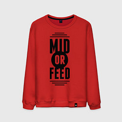 Мужской свитшот Mid or feed