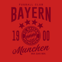 Свитшот хлопковый мужской Bayern Munchen 1900, цвет: красный — фото 2