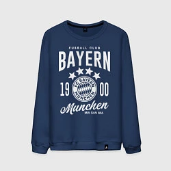 Свитшот хлопковый мужской Bayern Munchen 1900, цвет: тёмно-синий