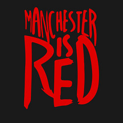Свитшот хлопковый мужской Manchester is Red, цвет: черный — фото 2