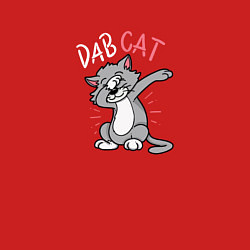 Свитшот хлопковый мужской Dab Cat, цвет: красный — фото 2