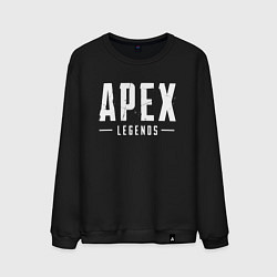 Свитшот хлопковый мужской Apex Legends, цвет: черный