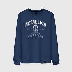 Свитшот хлопковый мужской Metallica: Whiskey in the Jar, цвет: тёмно-синий