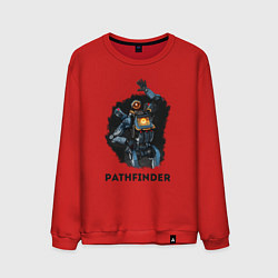 Свитшот хлопковый мужской Apex Legends: Pathfinder, цвет: красный