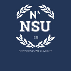 Свитшот хлопковый мужской NSU, цвет: тёмно-синий — фото 2