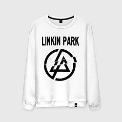 Свитшот хлопковый мужской Linkin Park, цвет: белый