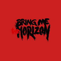 Свитшот хлопковый мужской Bring me the horizon, цвет: красный — фото 2