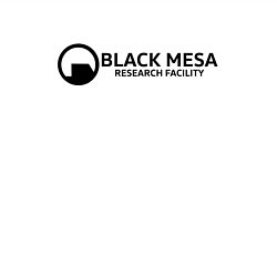 Свитшот хлопковый мужской Black Mesa: Research Facility, цвет: белый — фото 2