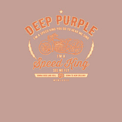 Свитшот хлопковый мужской Deep Purple: Speed King, цвет: пыльно-розовый — фото 2