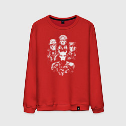 Свитшот хлопковый мужской JoJo, цвет: красный