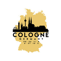 Свитшот хлопковый мужской Cologne, цвет: белый — фото 2