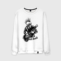 Мужской свитшот Punks not dead - motto