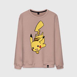 Мужской свитшот Радостный Пикачуха