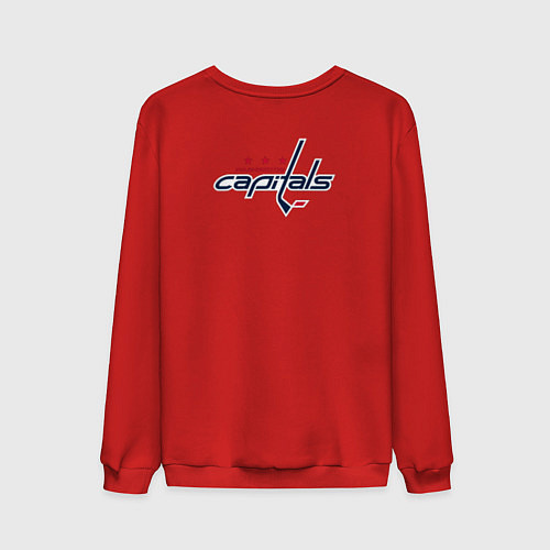 Мужской свитшот Washington Capitals: Alexander Ovechkin / Красный – фото 2