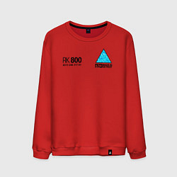 Свитшот хлопковый мужской RK800 CONNOR, цвет: красный