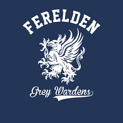 Свитшот хлопковый мужской Dragon Age, цвет: тёмно-синий — фото 2