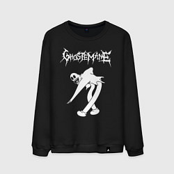 Свитшот хлопковый мужской Ghostemane, цвет: черный