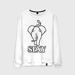 Мужской свитшот Sexy elephant