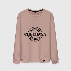 Свитшот хлопковый мужской Made in Chechnya, цвет: пыльно-розовый