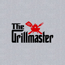 Свитшот хлопковый мужской The Grillmaster, цвет: меланж — фото 2