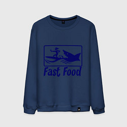 Мужской свитшот Shark fast food