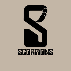 Свитшот хлопковый мужской Scorpions logo, цвет: миндальный — фото 2