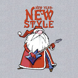 Свитшот хлопковый мужской New Year - new style!, цвет: меланж — фото 2