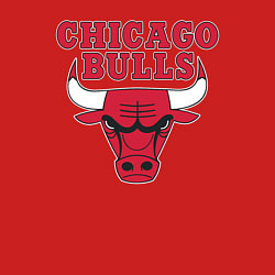 Свитшот хлопковый мужской CHICAGO BULLS, цвет: красный — фото 2