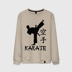 Свитшот хлопковый мужской Karate craftsmanship, цвет: миндальный