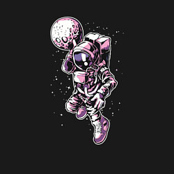 Свитшот хлопковый мужской Астронавт, цвет: черный — фото 2