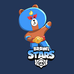 Свитшот хлопковый мужской BRAWL STARS EL BROWN, цвет: тёмно-синий — фото 2