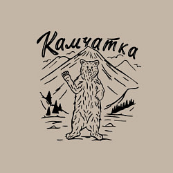 Свитшот хлопковый мужской Камчатка, цвет: миндальный — фото 2