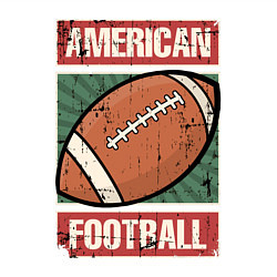Свитшот хлопковый мужской Football, цвет: белый — фото 2