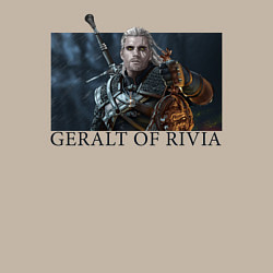 Свитшот хлопковый мужской GERALT OF RIVIA, цвет: миндальный — фото 2