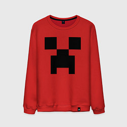 Свитшот хлопковый мужской Minecraft, цвет: красный