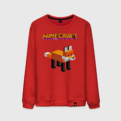 Мужской свитшот Minecraft - лиса
