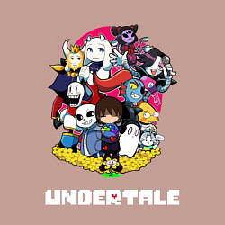 Свитшот хлопковый мужской UNDERTALE, цвет: пыльно-розовый — фото 2