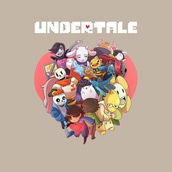 Свитшот хлопковый мужской UNDERTALE, цвет: миндальный — фото 2