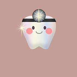 Свитшот хлопковый мужской Подарок стоматологу, цвет: пыльно-розовый — фото 2