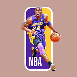 Свитшот хлопковый мужской NBA Kobe Bryant, цвет: пыльно-розовый — фото 2