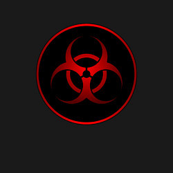 Свитшот хлопковый мужской Biohazard, цвет: черный — фото 2