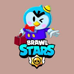 Свитшот хлопковый мужской BRAWL STARS MRP, цвет: пыльно-розовый — фото 2