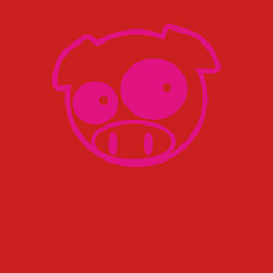 Свитшот хлопковый мужской Subaru Power Pig, цвет: красный — фото 2