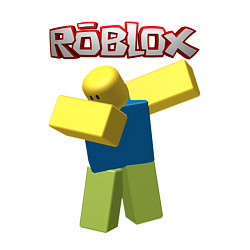 Свитшот хлопковый мужской Roblox Dab, цвет: белый — фото 2