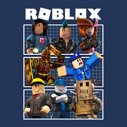 Свитшот хлопковый мужской ROBLOX, цвет: тёмно-синий — фото 2