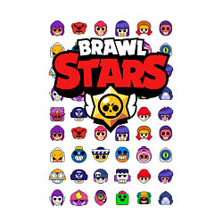 Свитшот хлопковый мужской BRAWL STARS, цвет: белый — фото 2