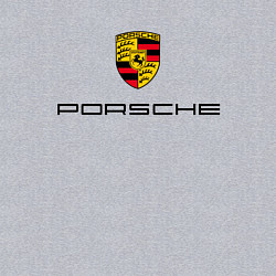 Свитшот хлопковый мужской PORSCHE, цвет: меланж — фото 2